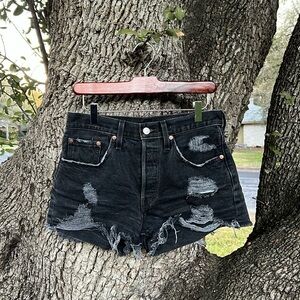 Levi’s 501 Cutoff Distressed Shorts